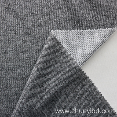 High Quality Comfortable Good Breathability Cationic Dyed Knitted Loose French Terry Fabric For Early Autumn Garment/Suit